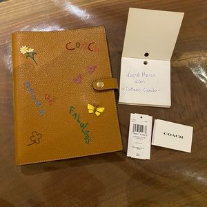 Coach Diary Notebook CoverNWT